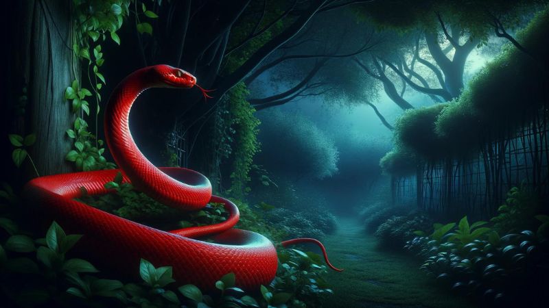 What Does Dreaming About a Red Snake Really Mean?